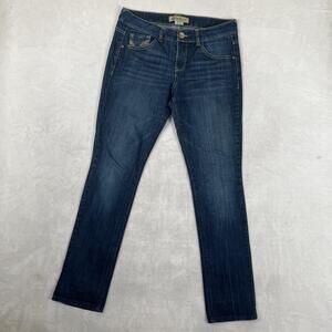 Democracy Liberty Skinny Jeans Womens 6 Blue Medium Wash Slim Stretch Denim